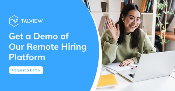 Request a demo of our remote hiring platform