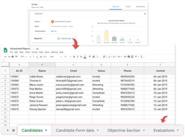 Excel download