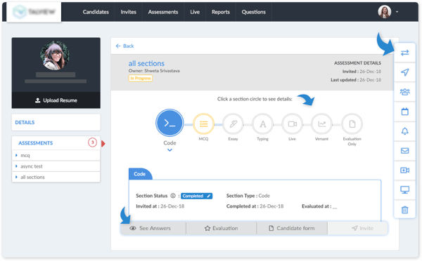 Talview UI Changes