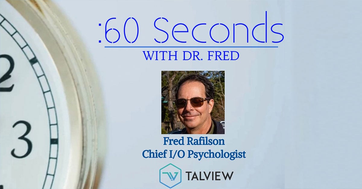 Dr. Fred Rafilson answers questions about Candidate Assessments, Interviewing, and more.