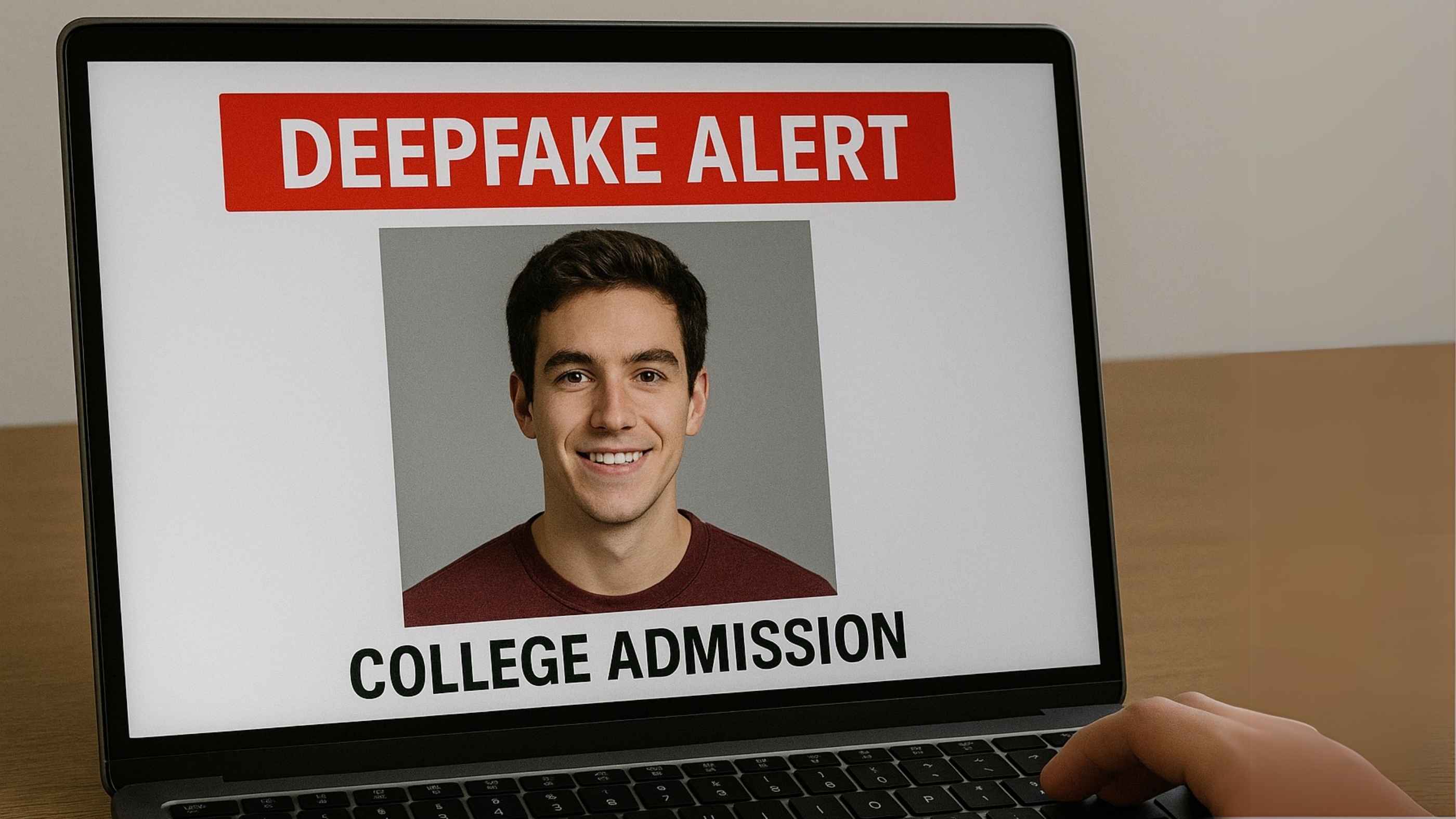 deepfake college admission scam